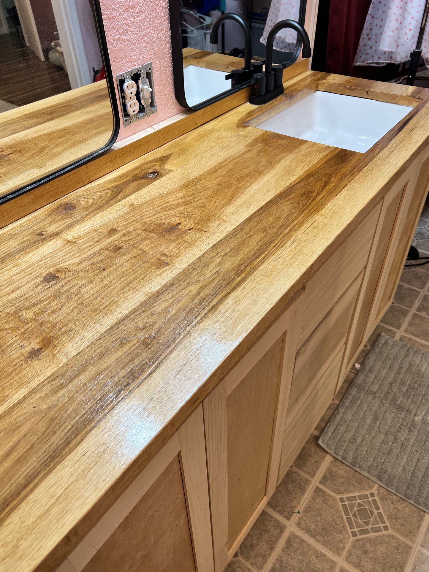 Wood countertops (1.25"-2" Solid material)