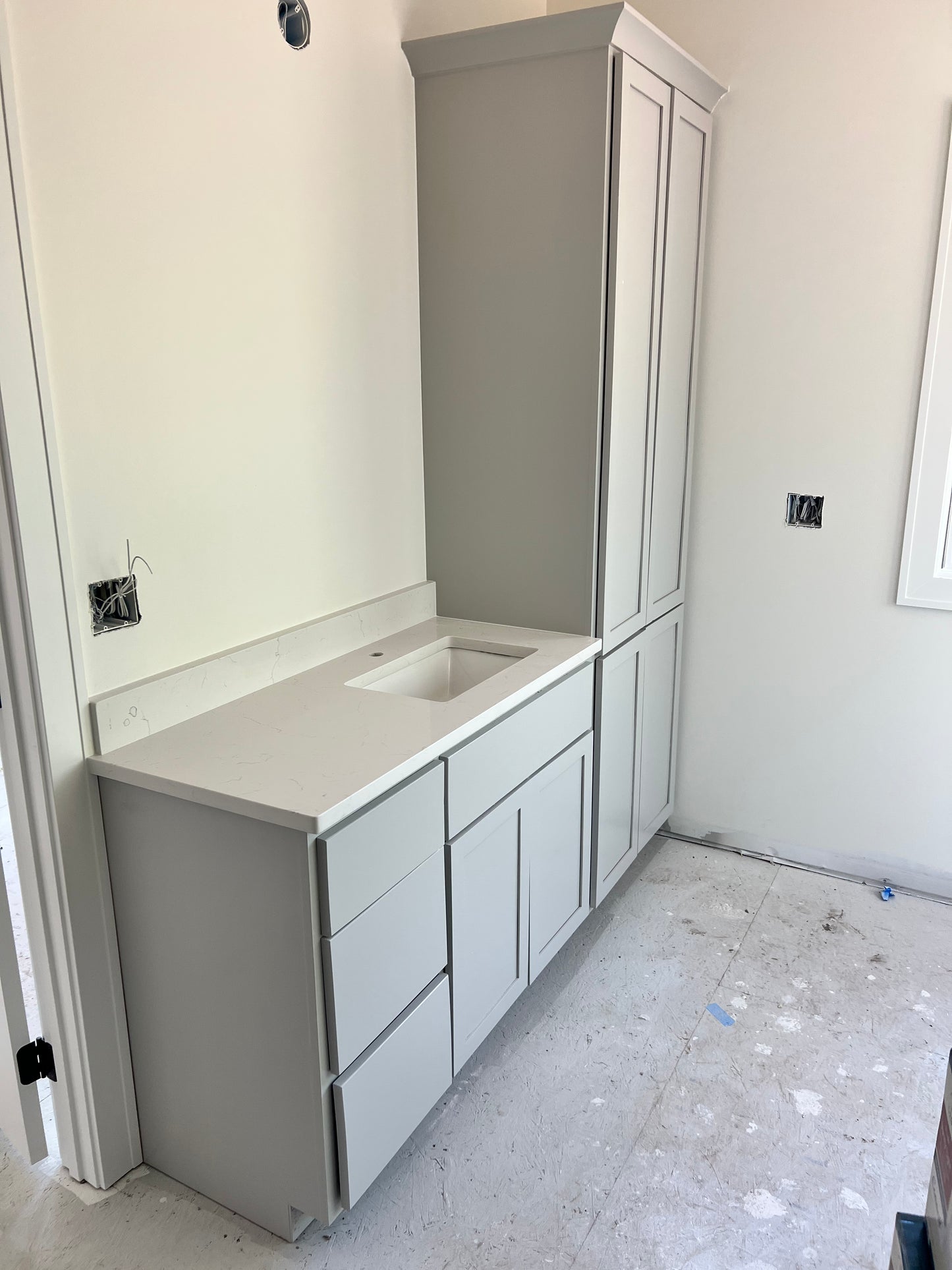 Custom Sized Vanity Cabinets