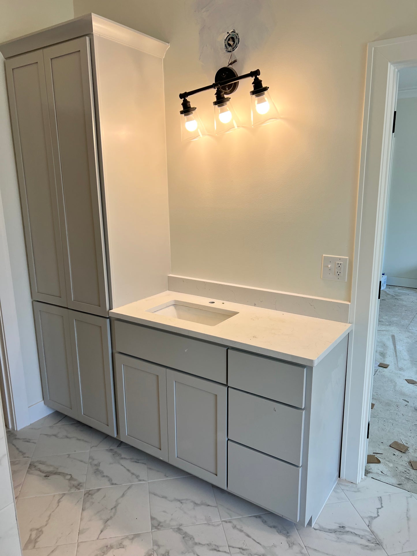 Custom Sized Vanity Cabinets