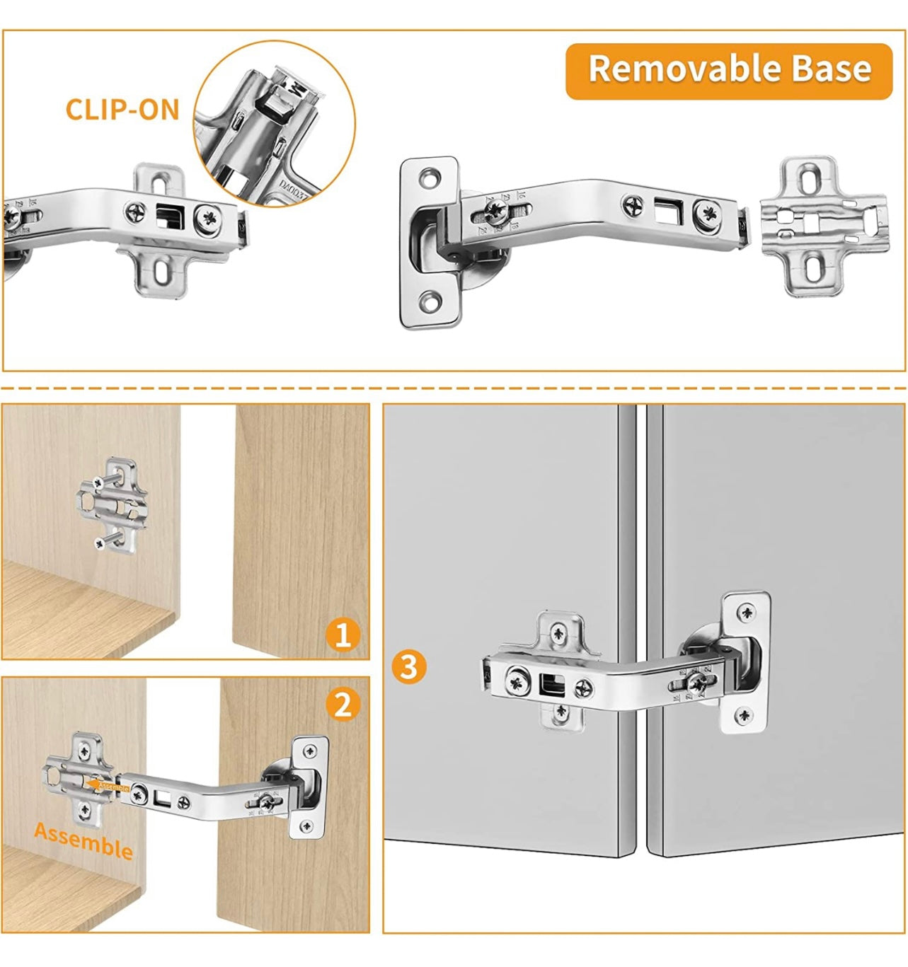 Replacement cabinet hinges deals hardware