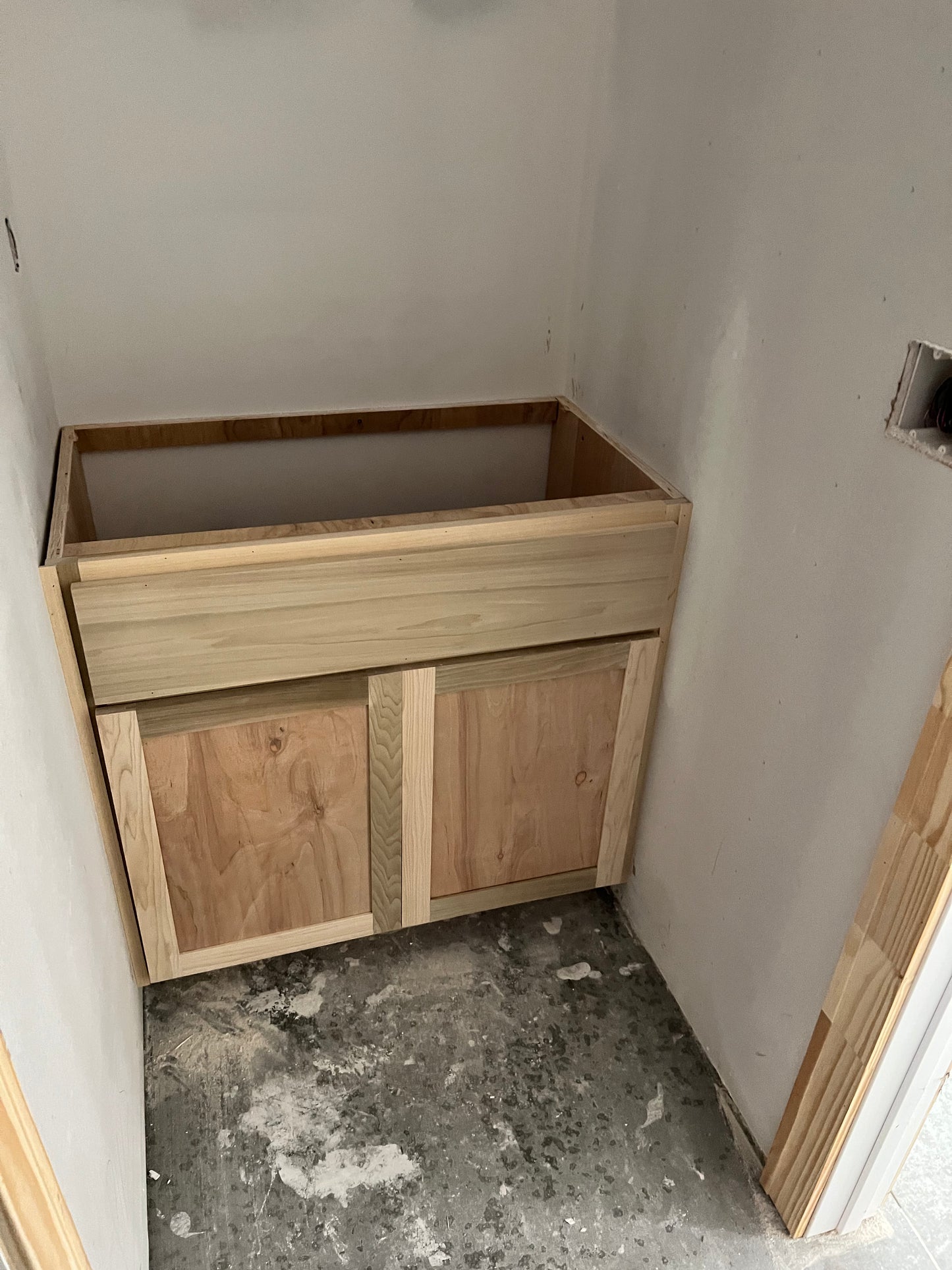 Custom Sized Vanity Cabinets