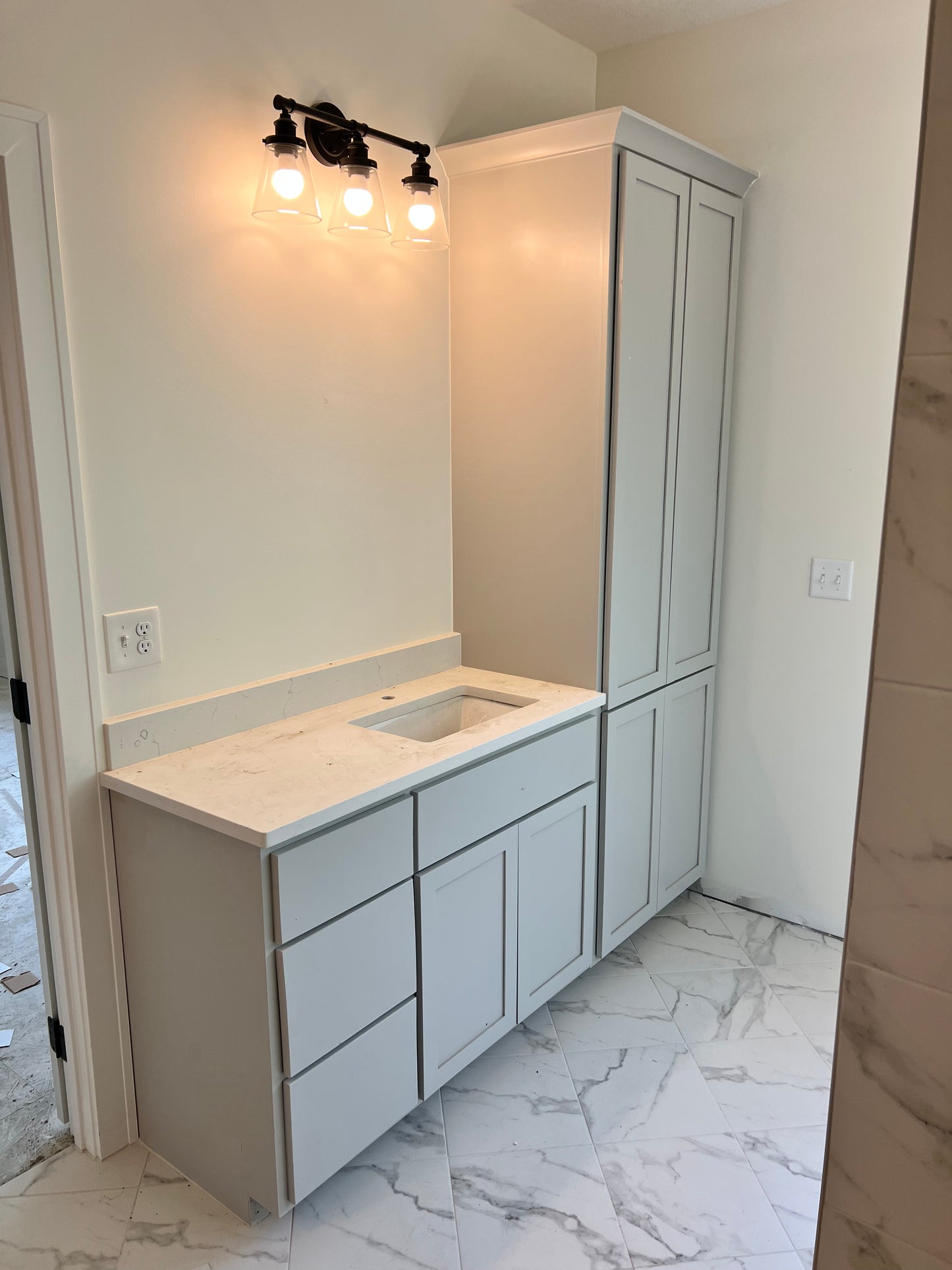 Custom Sized Vanity Cabinets