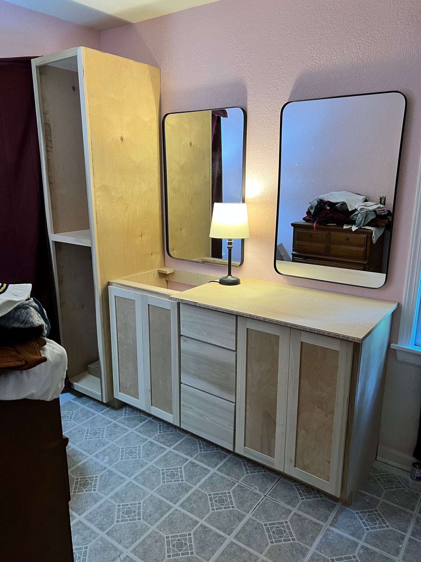 Custom Sized Vanity Cabinets